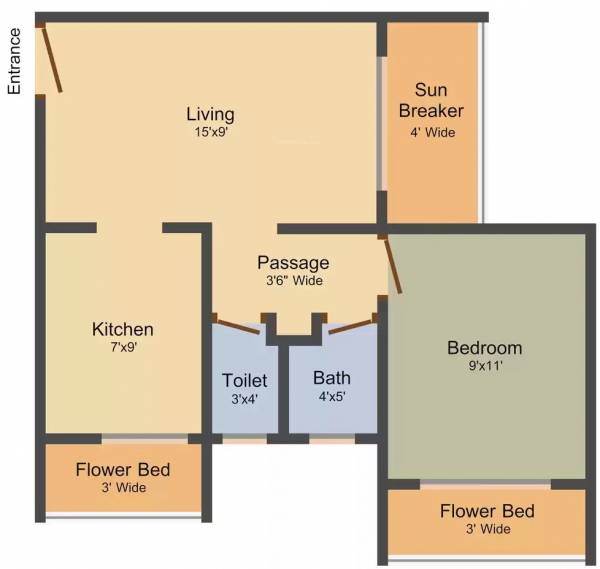 floorPlan of Sunrise Glory