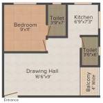 floorPlan of Dhruv Construction Paradise