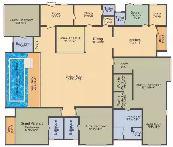 floorPlan of Lodha Bellezza