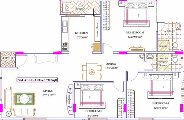 floorPlan of JN Plaza
