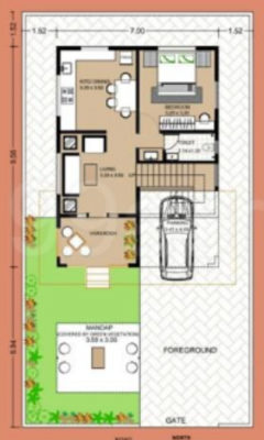  vimal-villa Floor Plan Ground Floor Plan