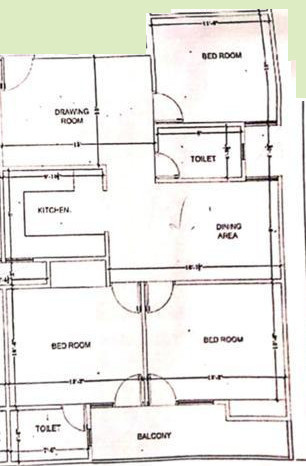 floorPlan of Surendra Sagar Homes 3