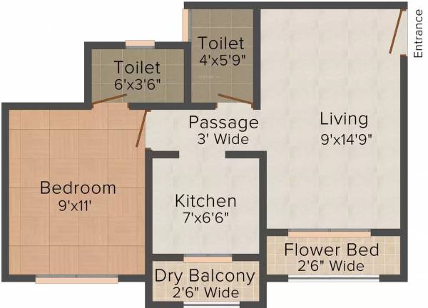 floorPlan of K M Residency