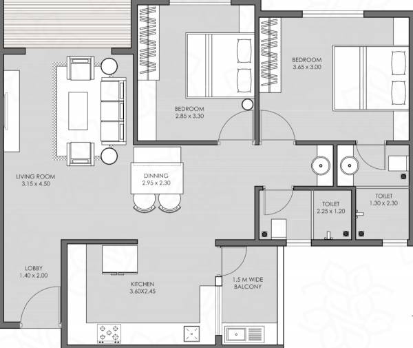  aaradhana-residency-a Floor Plan Floor Plan
