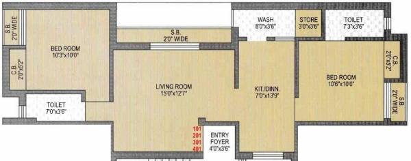 floorPlan of Shiv Trinetra