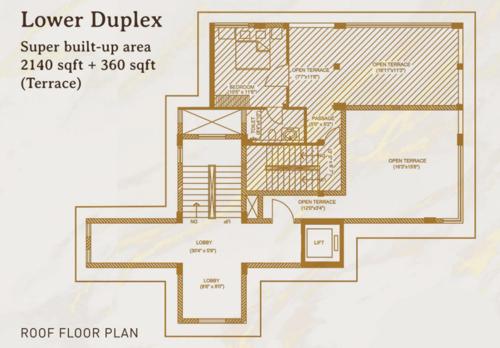Terrace Floor Plan grandeur-phase-ii Floor Plan Terrace Floor Plan