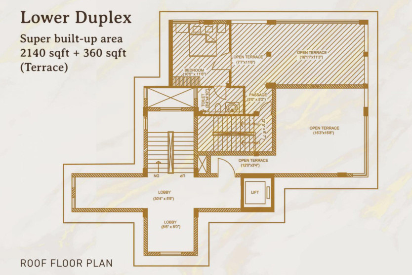 Terrace Floor Plan grandeur phase ii Floor Plan Terrace Floor Plan