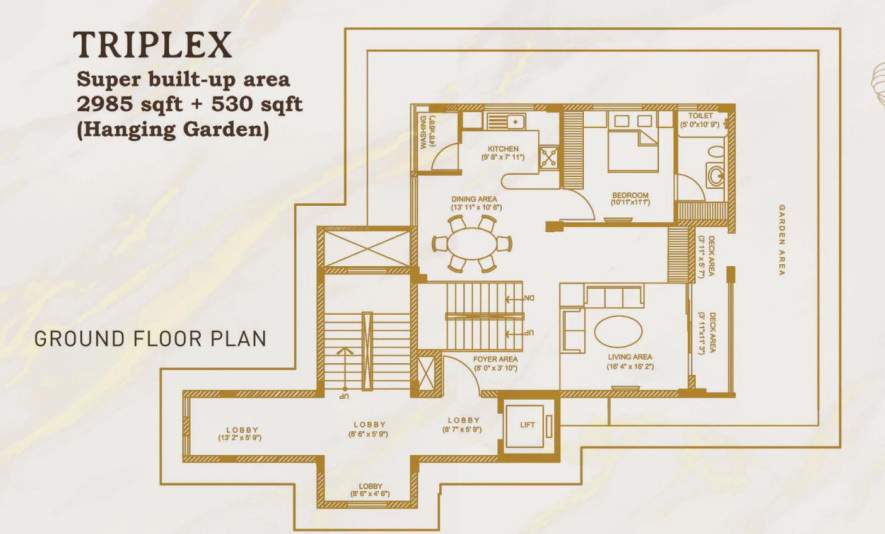  grandeur phase ii Floor Plan Lower Level Duplex Plan