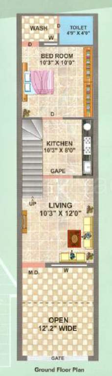  shree ghanshyam vatika Floor Plan Ground Floor Plan