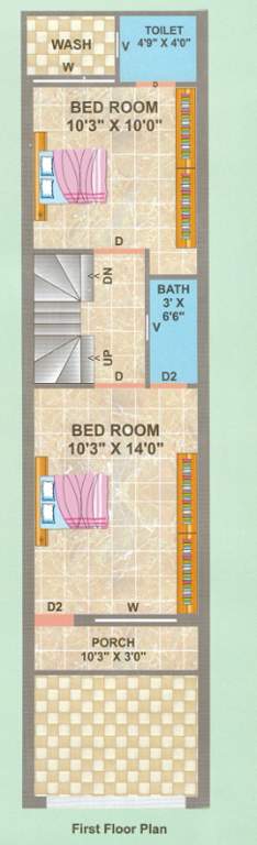  shree ghanshyam vatika Floor Plan First Floor Plan