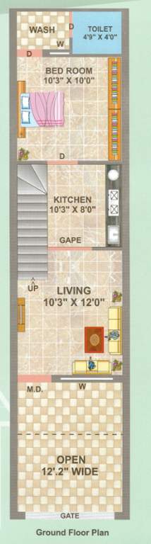  shree ghanshyam vatika Floor Plan Ground Floor Plan