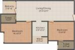 floorPlan of Abhi Svarna Residency