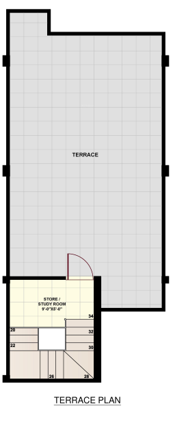 Terrace Floor Plan  homes Floor Plan Terrace Floor Plan