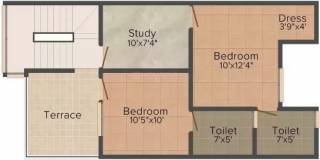 Upper Level Duplex Plan homes Floor Plan Upper Level Duplex Plan