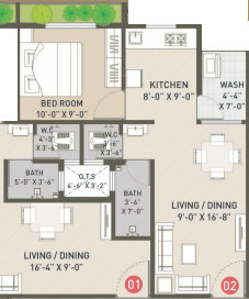 floorPlan of Siddhi Mind Tree Gehana Phase 2