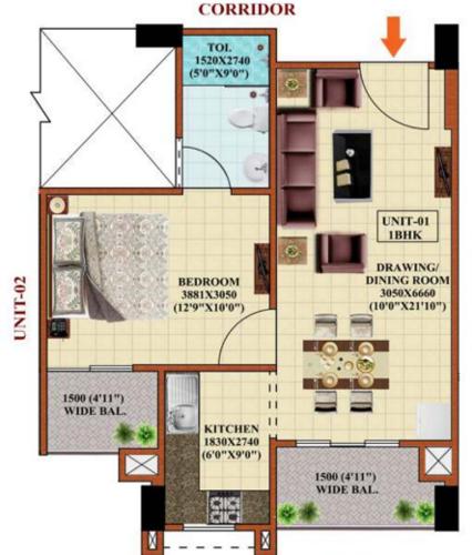  vinayak-central-park-at-shervani-legacy-phase-2 Floor Plan Floor Plan