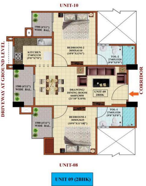 Floor Plan vinayak central park at shervani legacy phase 2 Floor Plan Floor Plan