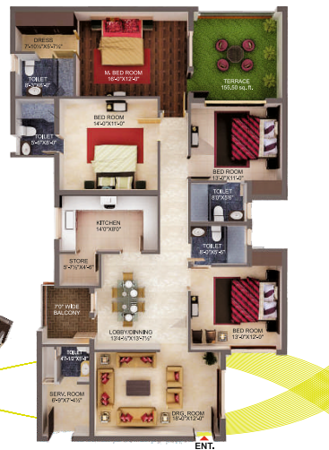 Floor Plan river view Floor Plan Floor Plan