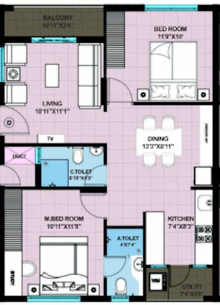  east-side-residency Floor Plan Floor Plan