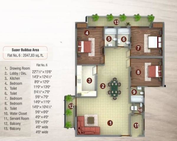  om-shree-platinum Floor Plan Floor Plan