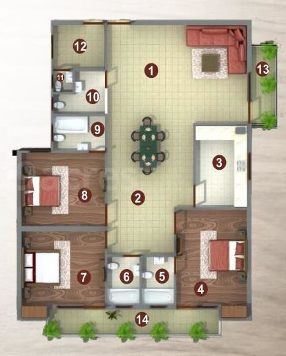 Floor Plan om shree platinum Floor Plan Floor Plan