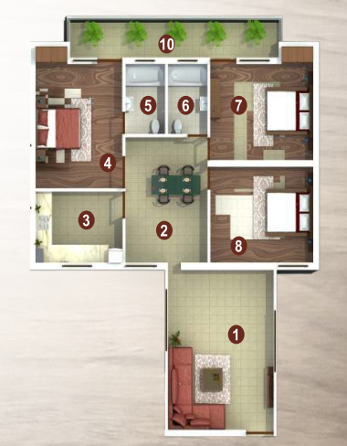 Floor Plan om shree platinum Floor Plan Floor Plan