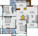 floorPlan of BT Ajay Heights