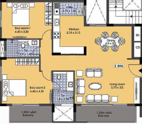  kings-court Floor Plan Floor Plan