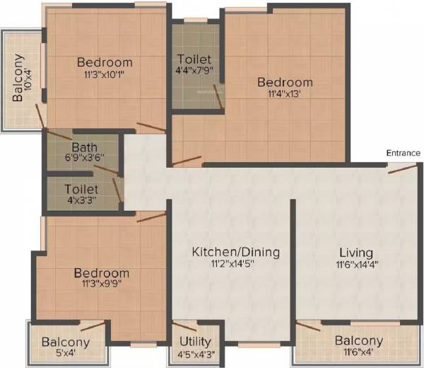  heights Floor Plan Floor Plan