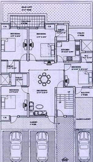 Ardee Platinum Independent Floors (4BHK+4T (1,575 sq ft) 1575 sq ft)