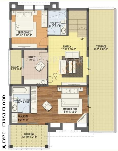 LGCL Beautiful World (4BHK+4T (3,730 sq ft) Study Room 3730 sq ft)