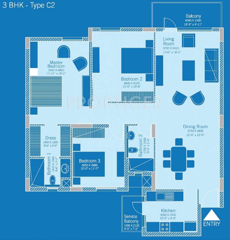 Vatika Lifestyle Homes (3BHK+2T (1,750 sq ft) 1750 sq ft)