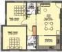 Floor Plan (2BHK+2T) Marutham Group Blossom Floor Plan (2BHK+2T)