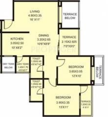 Rachana My World (2BHK+2T (1,145 sq ft) 1145 sq ft)