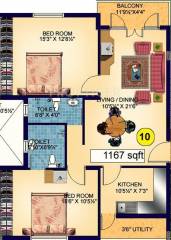 Star Starlite Pavilion (2BHK+2T (1,176 sq ft) 1176 sq ft) Star Starlite Pavilion (2BHK+2T (1,176 sq ft) 1176 sq ft)