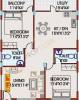Mahaveer Tuscan (2BHK+2T (1,195 sq ft) 1195 sq ft)