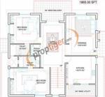 Aparna Towers (2BHK+2T (1,865 sq ft) + Pooja Room 1865 sq ft)