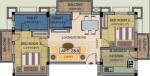 Pearl Orchid Floor Plan (2BHK+2T)