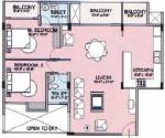 Collindalez (2BHK+2T (1,356 sq ft) 1356 sq ft) Collindalez (2BHK+2T (1,356 sq ft) 1356 sq ft)