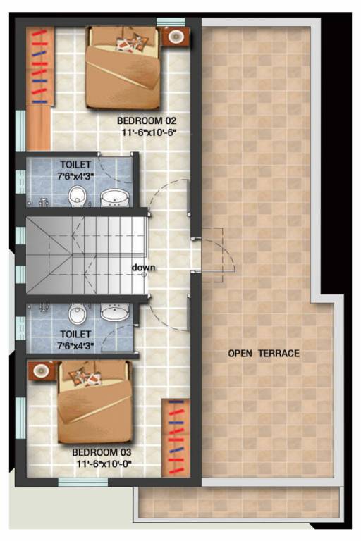  kingsman villas Floor Plan First Floor Plan
