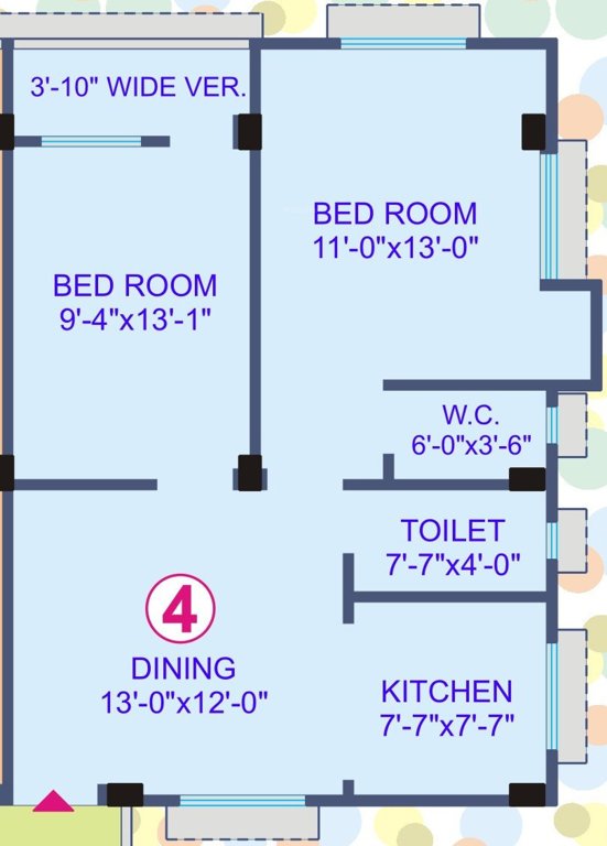  vinayak tower Floor Plan Floor Plan