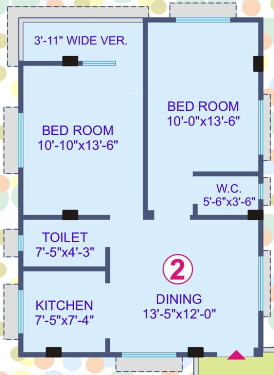  vinayak tower Floor Plan Floor Plan
