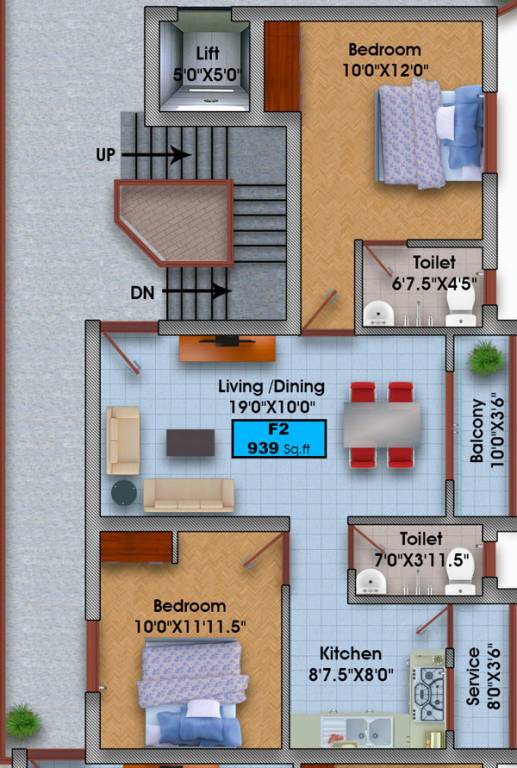 Floor Plan bajanai koil street flat Floor Plan Floor Plan