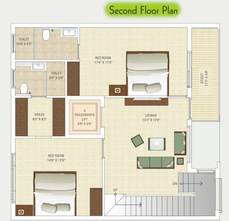  the groove  Floor Plan Second Floor Plan