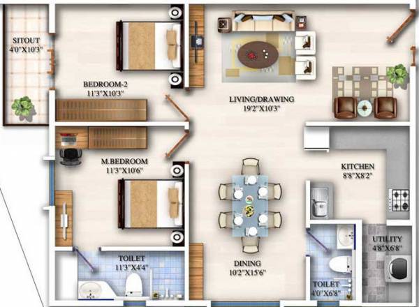 urban-ville Floor Plan Floor Plan