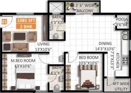  srivalli nivas Floor Plan Floor Plan