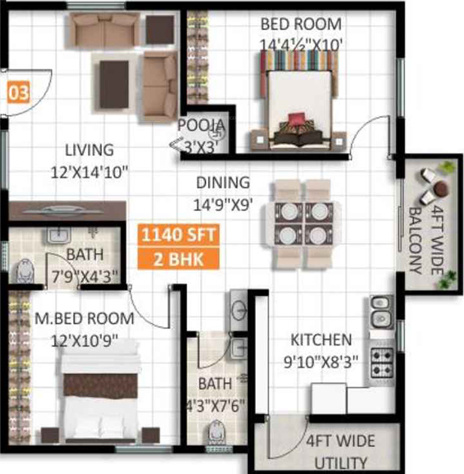  srivalli nivas Floor Plan Floor Plan