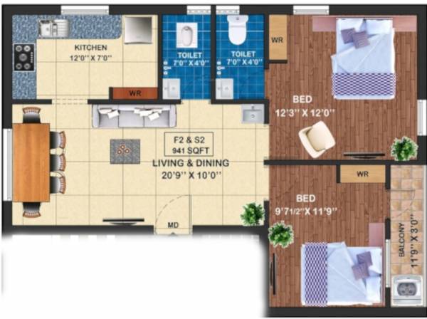  sai-krupa Floor Plan Floor Plan
