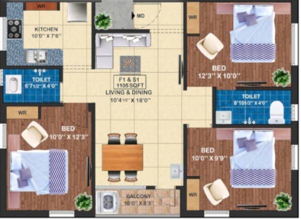  sai-krupa Floor Plan Floor Plan