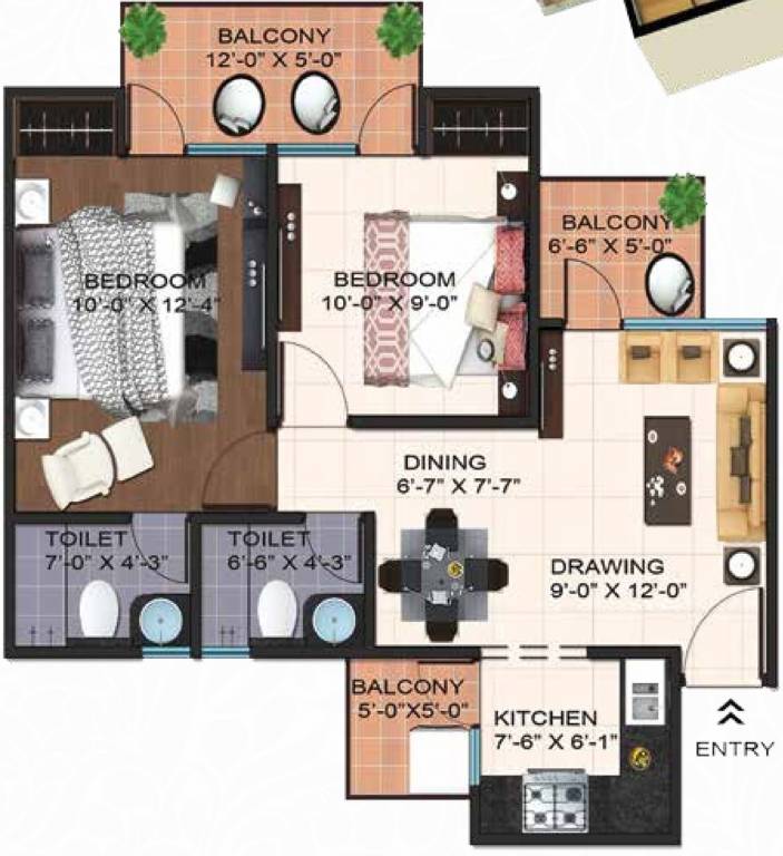  mantra happy homes Floor Plan Floor Plan